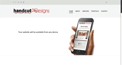 Desktop Screenshot of handcutdesigns.com
